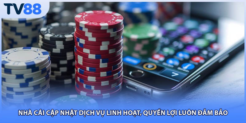 Nhà cái cập nhật dịch vụ linh hoạt, quyền lợi luôn đảm bảo